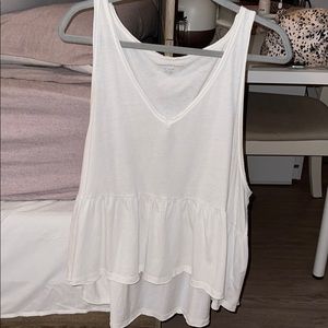 Peplum tank top